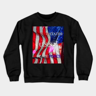 United States Space Force smart phone case art Crewneck Sweatshirt